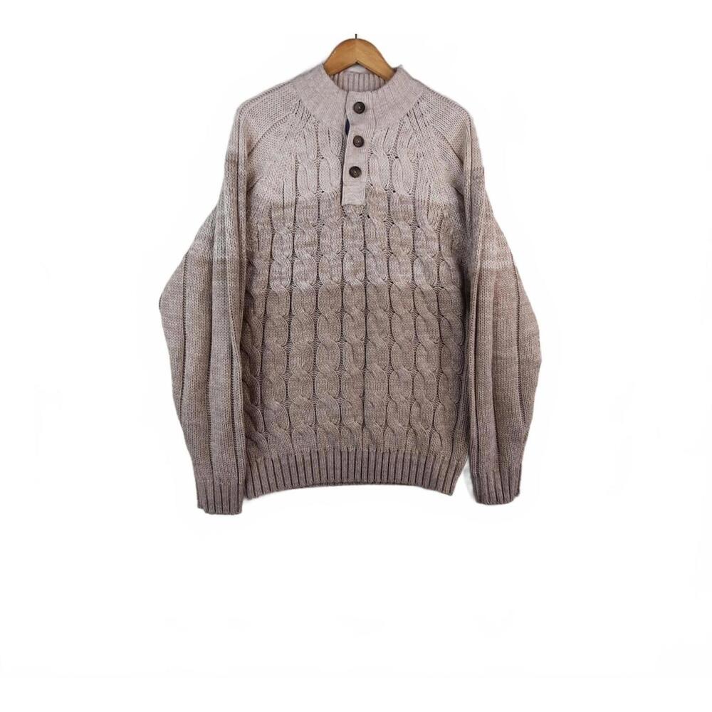 Weatherproof Vintage Men's Cable Knit Fisherman's Sweater Size‎ XL